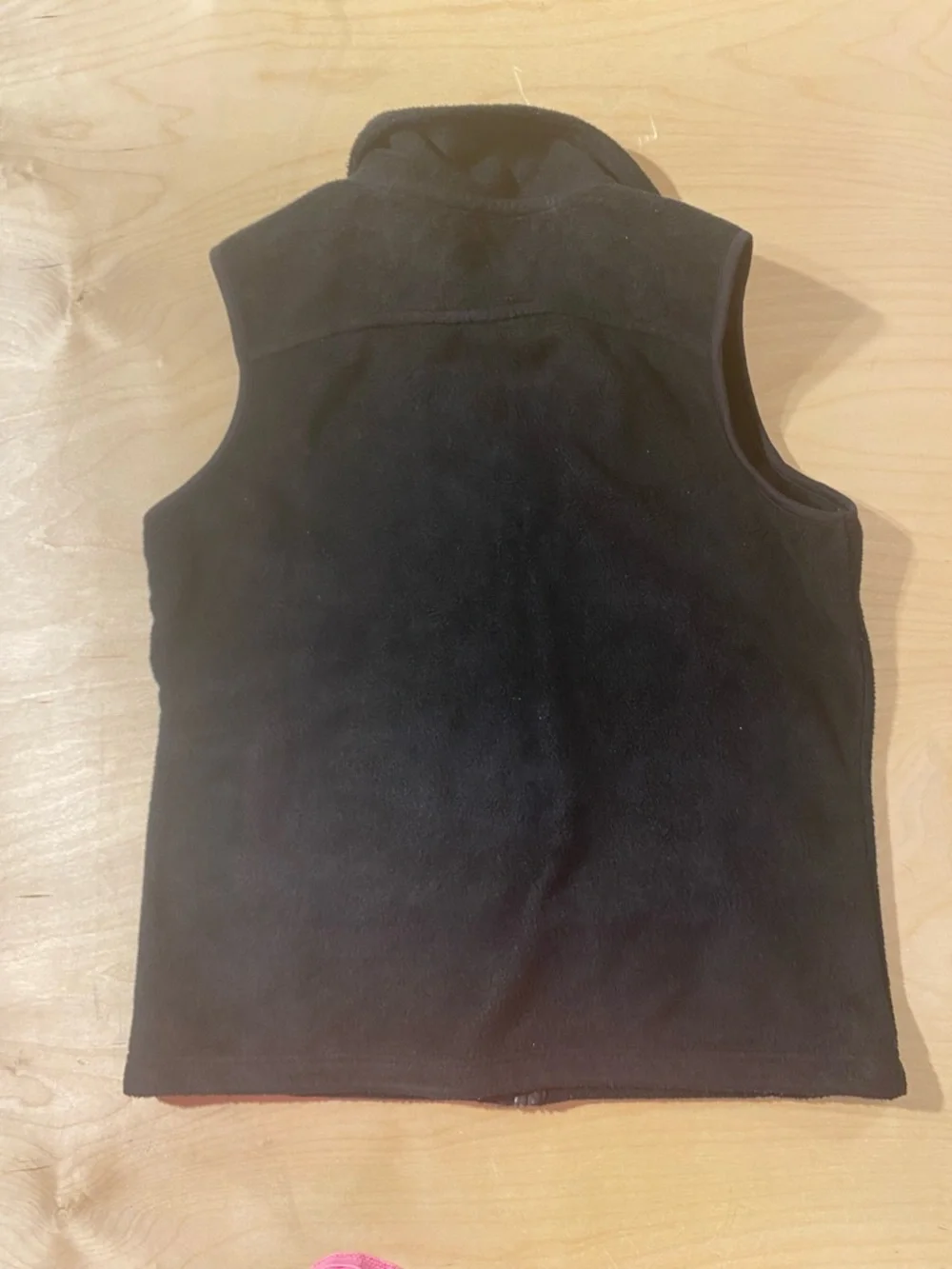 St. John's Bay Black Fleece Vest Medium (RC)